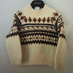 Kids Cream and Brown Sweater